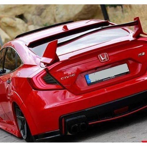 Honda Civic Uyumlu Fc5 Typer Spoiler (Fiber)