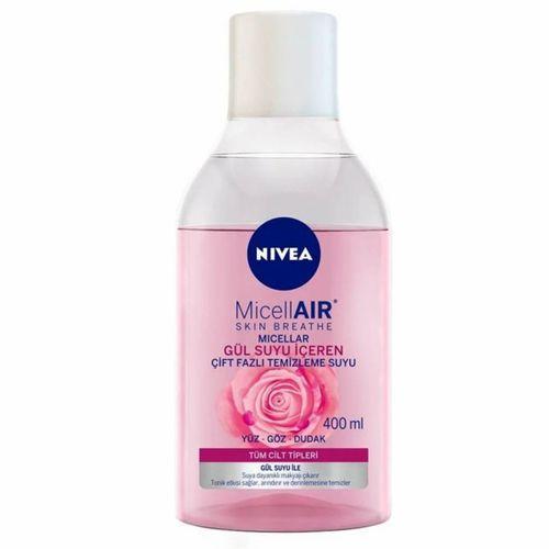 Nivea Micellair Gül Suyu İçeren Çift Fazlı Micellar Makyaj Temizleme Suyu 400 ML