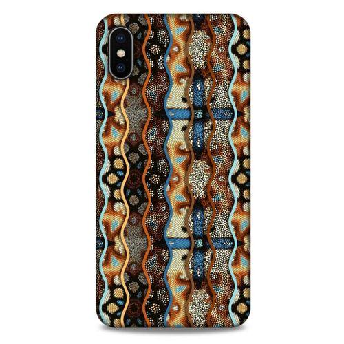 Apple iPhone XS Max Kılıf Baskılı Özel Seri Taşlı (33) Hybrid Kılıf