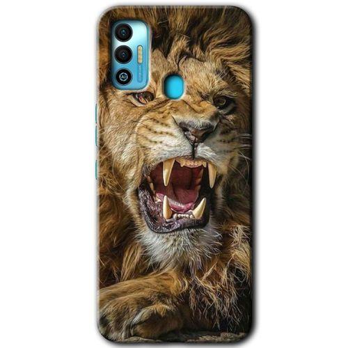 Tecno Spark 7T Kılıf HD Desen Baskılı Arka Kapak - Lion King