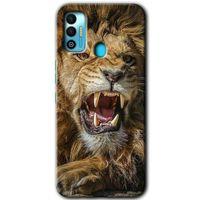 Tecno Spark 7T Kılıf HD Desen Baskılı Arka Kapak - Lion King