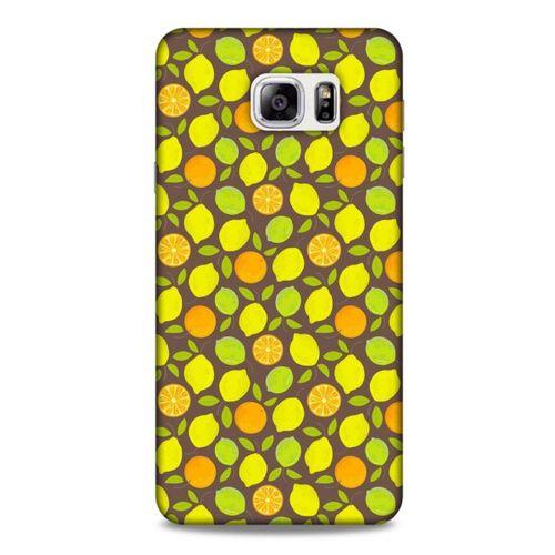 Frutix Turunç 01 Samsung Galaxy Note 5 Kılıf Desenli Silikon