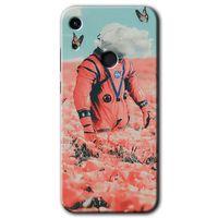 Huawei Y6s Kılıf Baskılı Kapak - Uzay Bahçesi +Tam Kaplayan Mat Seramik