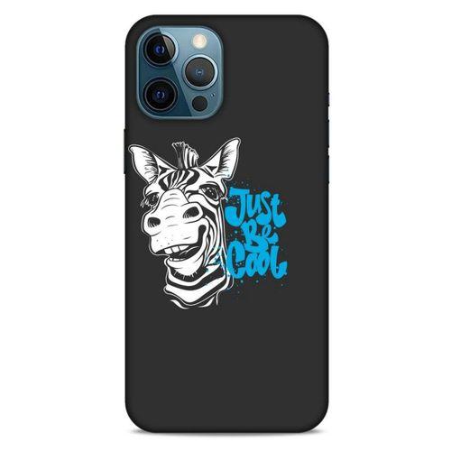 Animax Cool Zebra Apple iPhone 12 Pro Max Kılıf Desenli Silikon