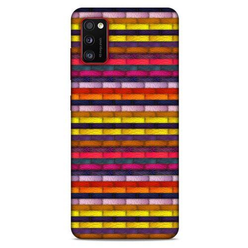 Samsung Galaxy A41 Kılıf Patchwork (42) Rugged Armor Kılıf Karışık Renkli