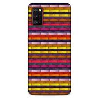 Samsung Galaxy A41 Kılıf Patchwork (42) Rugged Armor Kılıf Karışık Renkli