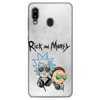 Samsung Galaxy A20 Uyumlu Kılıf Rick And Morty (4) Koruma Kılıfı Eye Patch Morty