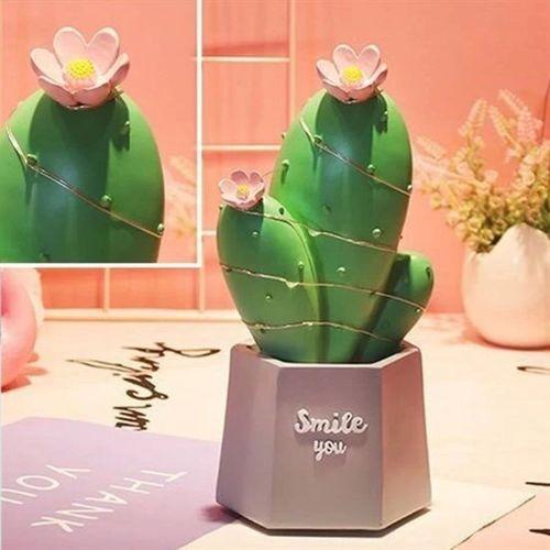 Led Işıklı Kaktüs Biblo Ev Dekorasyon Ve Hediyelik Eşya Led Aydınlatma