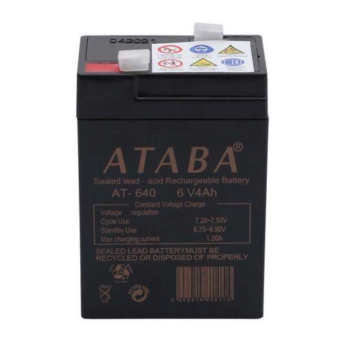 Ataba At-640 6v 4ah Işıldak Aküsü