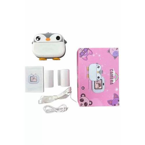 Çocuklara Özel Şirin Tasarımlı Mini Fotoğraf Yazıcısı 3 Adet Rulo Hediyeli