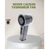 100 Kademeli Ayarlanabilir Mini Fan | Dijital Ekranlı Serinletici