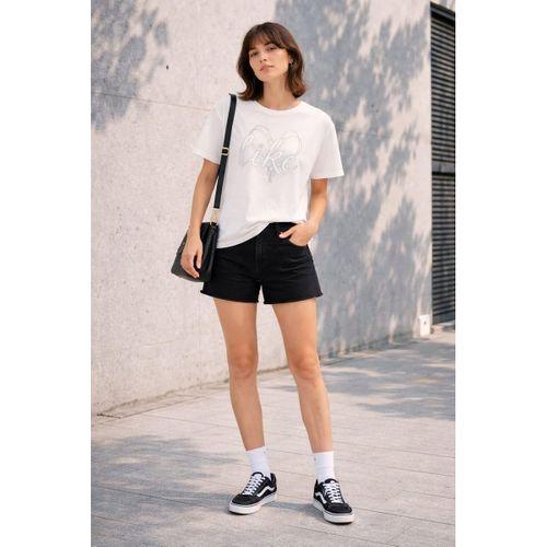 ALEXANDERGARDI Baskılı Bisiklet Yaka Kadın T-shirt