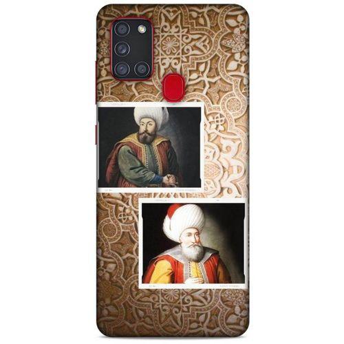 Samsung Galaxy A21s Uyumlu Kılıf Ottoman (22) Tam Koruma Kılıfı Osman - Orhan Gazi