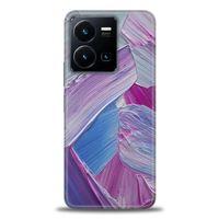 Xiaomi Redmi Note 12 5G Kılıf HD Baskılı Kılıf - Purple + Tam Ekran Koruyucu