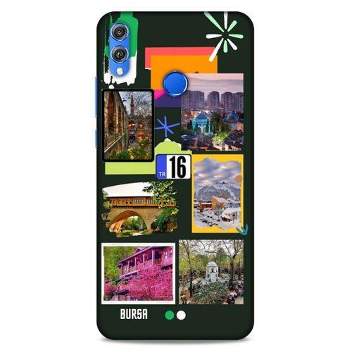 Lopard Huawei Honor 8x Uyumlu Kılıf Şehirli ※ (16) Bursa Kalın Kılıf