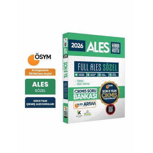 2026 FULL ALES SÖZEL ÖSYM Çıkmış Soru Bankası Son 8 Yıl Sadece ALES PDF/Video Çözümlü