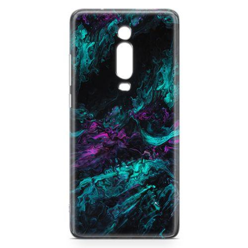 Xiaomi Redmi K20 Pro Premium Kılıf Dağılmış Mürekkep Arka Kapak Koruma Desenli Full Koruyucu