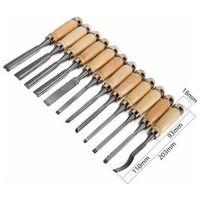 Profesyonel Ahşap Oyma Bıçak Seti 12 Parça