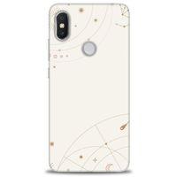 Xiaomi Redmi Note 6 Pro Kılıf HD Baskılı Kılıf - Yıldız Haritası + Tam Ekran Koruyucu