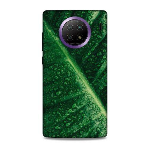 Lopard Xiaomi Redmi Note 9 5g Uyumlu Kılıf Bahar (31) TPU Kılıf Nemli Yaprak