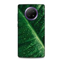 Lopard Xiaomi Redmi Note 9 5g Uyumlu Kılıf Bahar (31) TPU Kılıf Nemli Yaprak