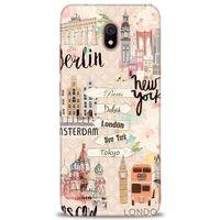 Xiaomi Redmi 8A Kılıf HD Baskılı Kılıf - Berlin Set + Tam Ekran Koruyucu