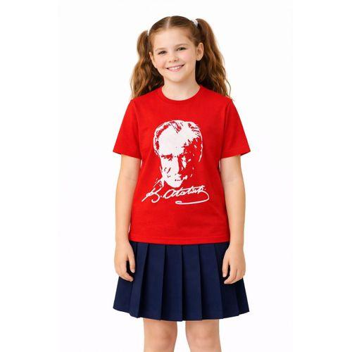 Atatürk Baskılı Çocuk Tişört BGL-ST05506