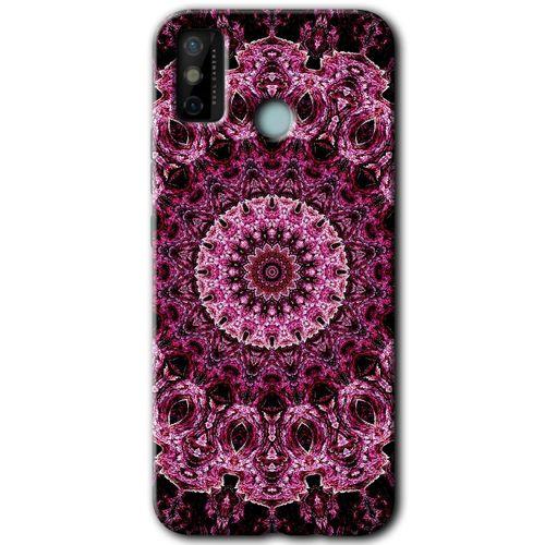 Tecno Spark 6 Go Kılıf HD Desen Baskılı Arka Kapak - Mandala Patterns Kaleidoscope