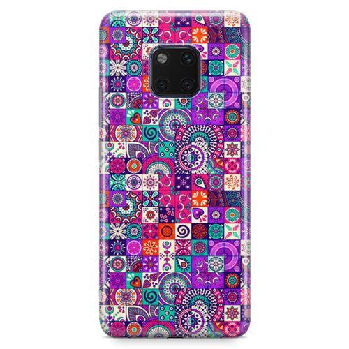 Huawei Mate 20 Pro Kılıf Mexican Vintage Arka Kapak Koruma Desenli Full Koruyucu