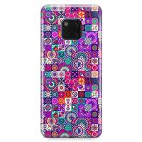 Huawei Mate 20 Pro Kılıf Mexican Vintage Arka Kapak Koruma Desenli Full Koruyucu
