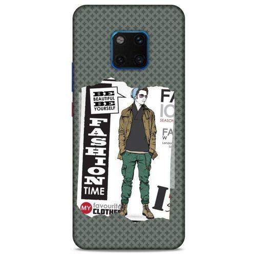 Sokak Modası 33 Huawei Mate 20 Pro Kılıf Desenli Silikon