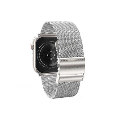 Apple Watch 10 42mm Amazingthing Titan Metal Hasır Kordon