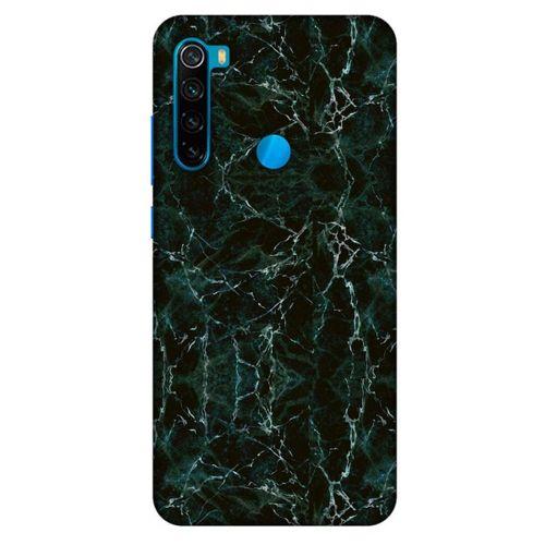 Mermer Desenli (27) Tema Tasarımlı Kılıf Zümrüt Yeşili Xiaomi Redmi Note 8 Kılıf