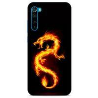 Xiaomi Redmi Note 8T Kılıf Dragons (26) Tpu Silikon Kılıf Tatoo Ateş Ejderhası