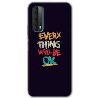 Huawei P Smart 2021 Kılıf Baskılı Kapak - Everything +Tam Ekran Koruyucu