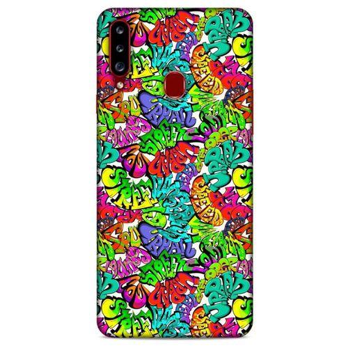 Graffitix (21) Desenli Silikon Kapak Samsung Galaxy A20s Kılıf