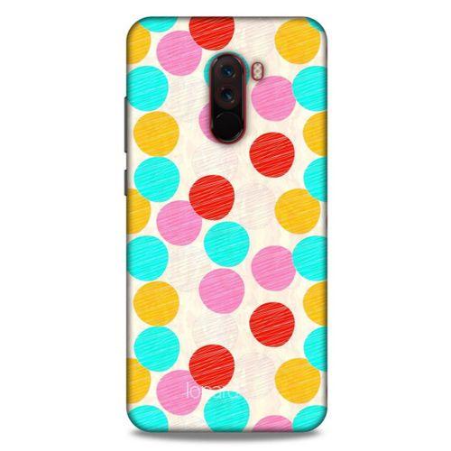 Xiaomi Pocophone F1 Kılıf Pastel Renkler (30) Silicone Case Turkuaz Pembe