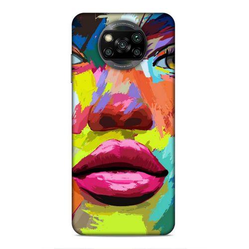 Xiaomi Redmi Poco X3 Uyumlu Kılıf Face'X 27 Tasarımlı Kılıf Colorful