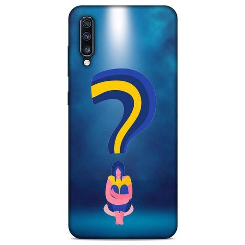 Samsung Galaxy A70 Kılıf Depresyon (12) Koruyucu Silikon Kırmızı Bordo