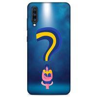 Samsung Galaxy A70 Kılıf Depresyon (12) Koruyucu Silikon Kırmızı Bordo
