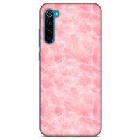 Mermer Desenli (4) Tema Koruma Kılıfı Pembe Xiaomi Redmi Note 8T Kılıf