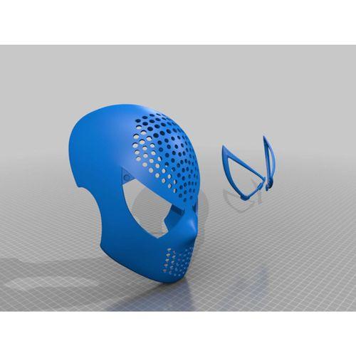 Raimi Spider Man Yüz Kapağı Lens Dosyaları Ücretsiz 3D Baskı Modeli (Bu ürün Sadece Plastik parçadır - Almadan Önce Soru Sorabilirsiniz)