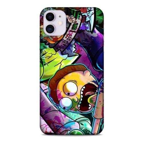 Apple Iphone 11 Uyumlu Kılıf Rick And Morty (41) Tank Kılıf Story Train Rick