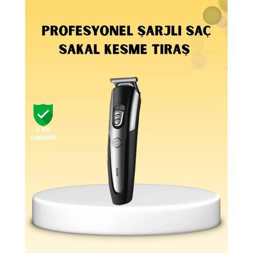 Profesyonel Saç Ve Sakal Kesme Tıraş Makinesi Kablosuz Ergonomik Tasarım