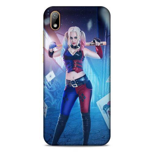 Huawei Y5 2019 Uyumlu Kılıf Harley Quinn (31) TPU Kılıf Lavanta mavisi