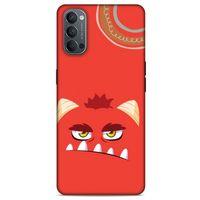 Emojix (29) Oppo Reno 4 Kılıf Silikon Kapak Desenli