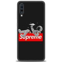 Samsung Galaxy A70 Kılıf HD Baskılı Kılıf - Supreme + Tam Ekran Koruyucu