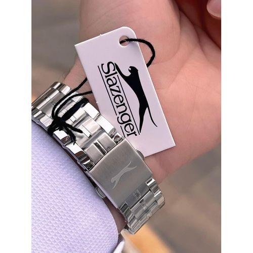 Slazenger Kasa Ve kordon Çelik 2 Yıl Garantili 10 Atm Fonksiyonları Aktif Erkek Kol Saati E.2567.M1