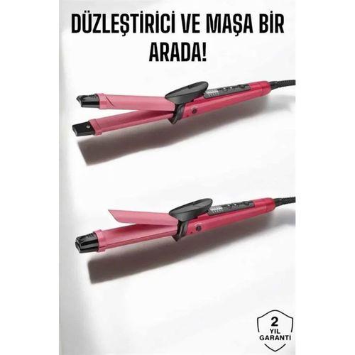 Saç Düzleştirici Ve Maşa İkili Saç Şekillendirici