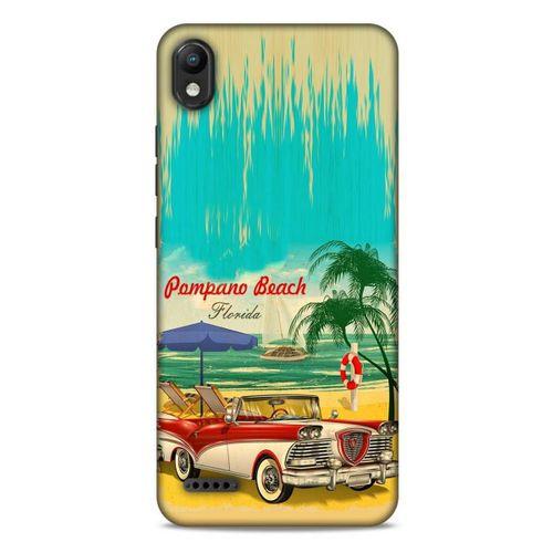 Retro (16) Desen Kalın Kılıf Renkli LG K20 2019 Kılıf